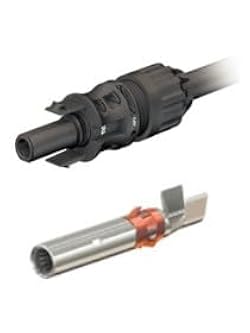 High-Voltage 1500 V DC MC4 Aluminium Cable Connector Pair (Male & Female) for 6–16 mm² PV Cable