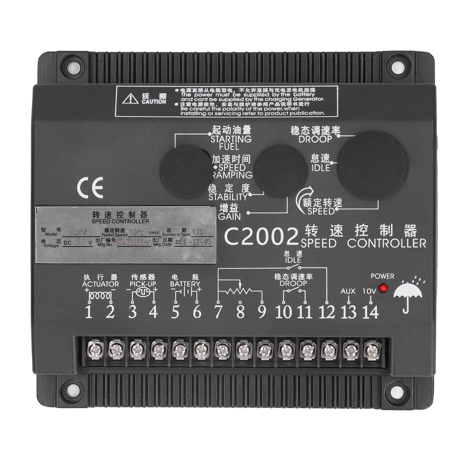 Speed Controller - BPD100S3 to BPD625S3 - C2002-24V