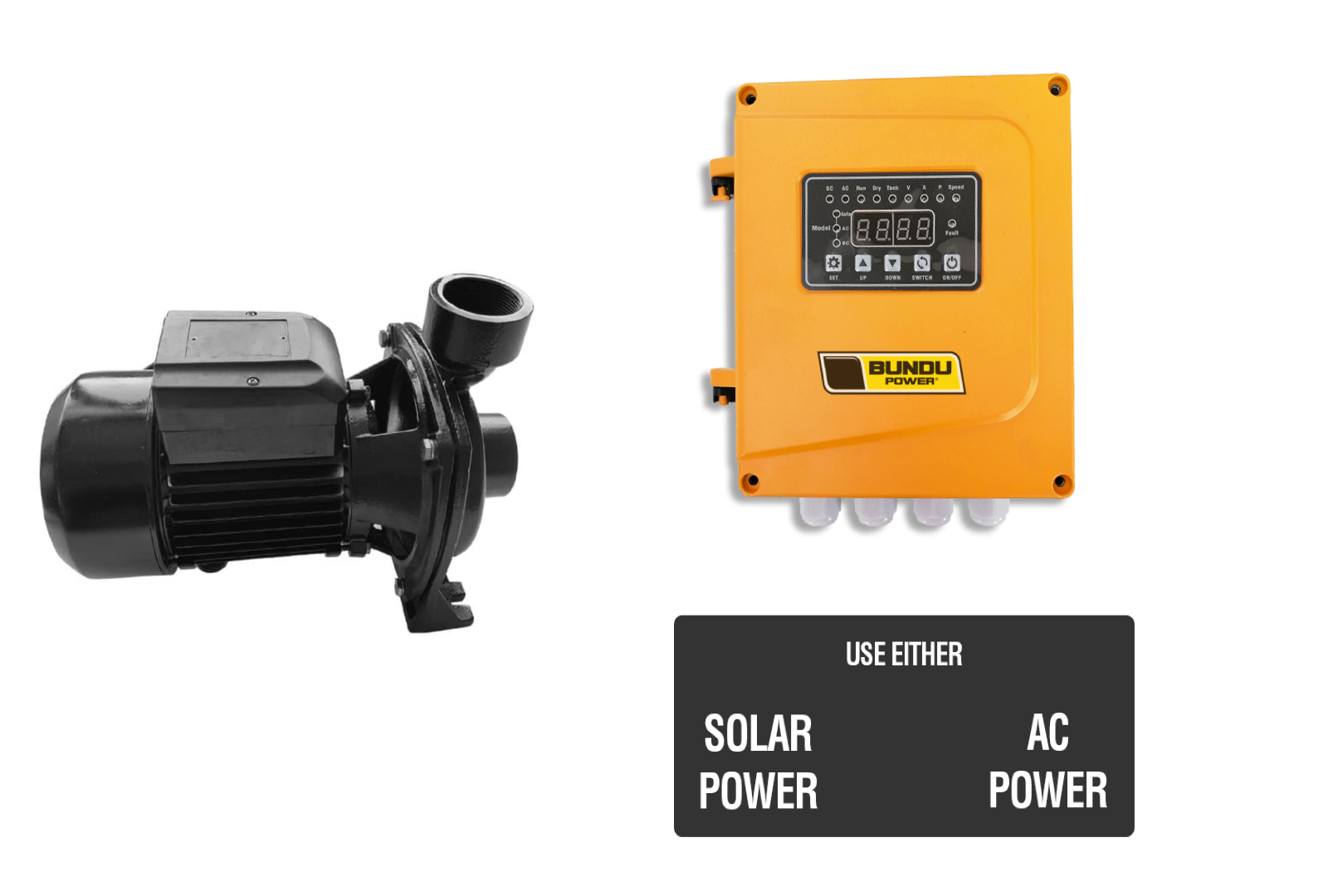 800W Booster Pump - Hybrid, run on AC or DC Power