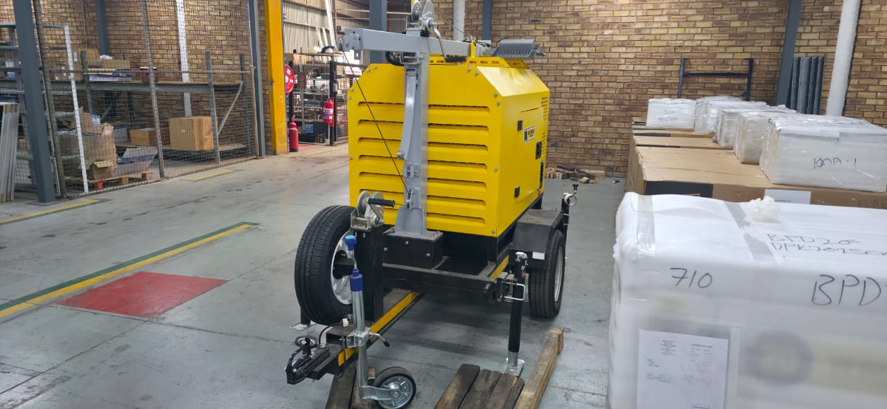 7kVA Yanmar Diesel Mobile Lighting Tower