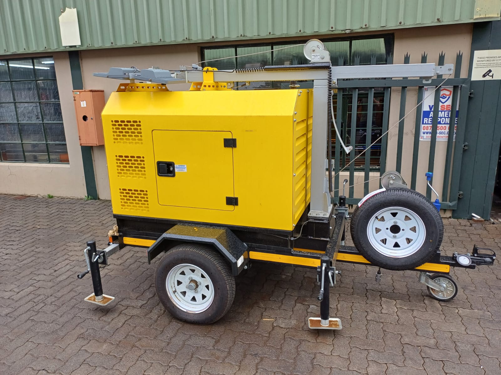 7kVA Yanmar Diesel Mobile Lighting Tower