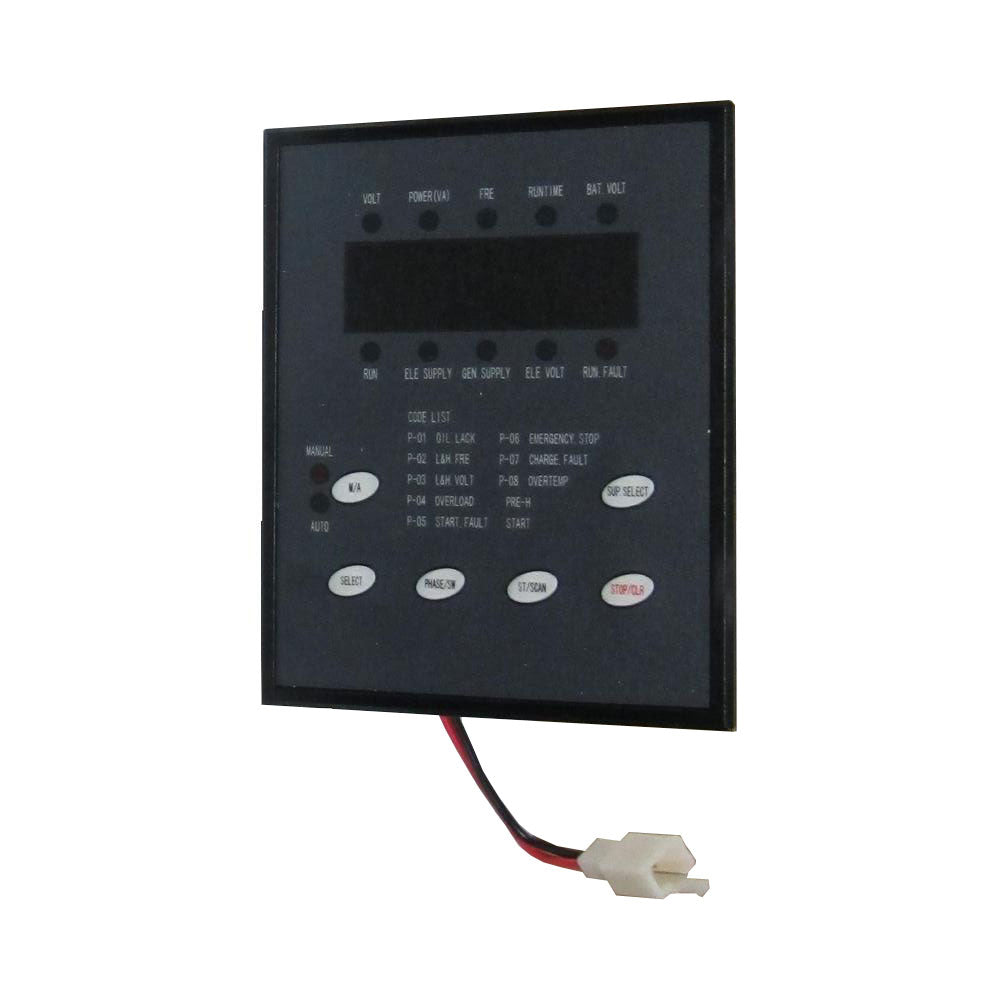 Display Screen – K1-MB1-ATS for 1-Phase Generator (Model K1-MB-ATS-D2-1)