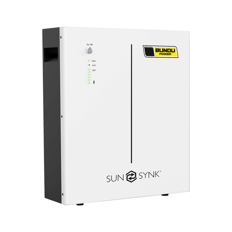 Wall-Mount 5.1kWh SunSynk Li-Ion Batteries SunSynk