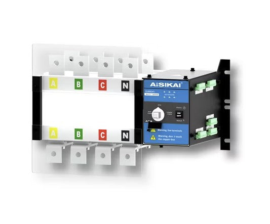 1250A - 3-Phase, 4 Pole ATS in Enclosure