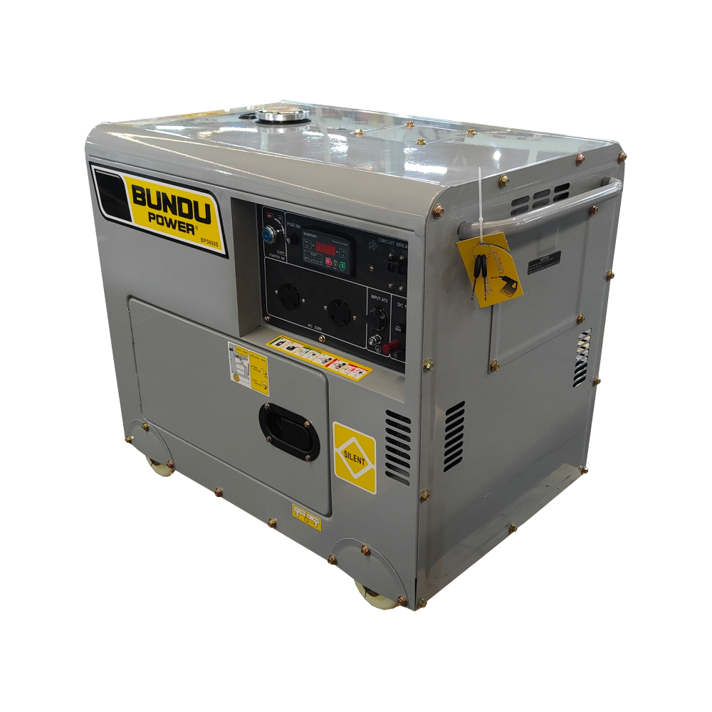 Side View of 5 kVA Diesel Generator