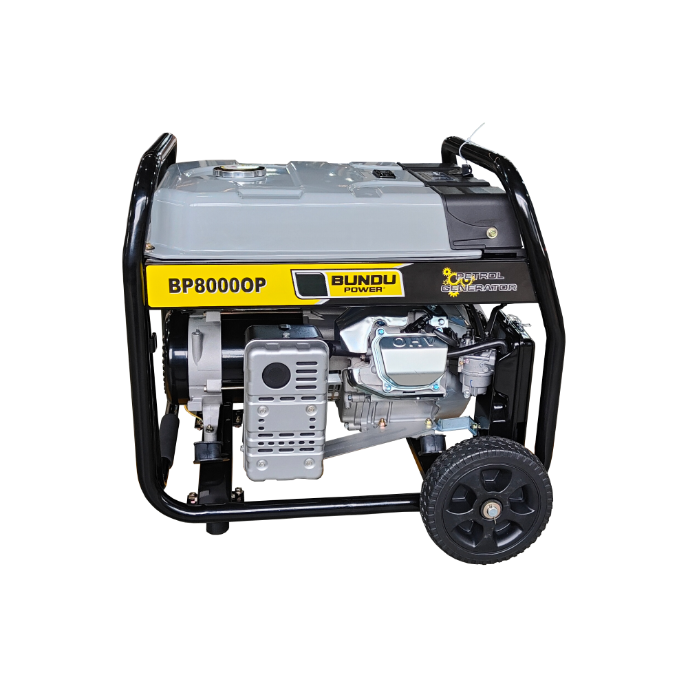 8.0 kVA Open Petrol Generator - Bundu Power - BP8000-OP Open Type Generator