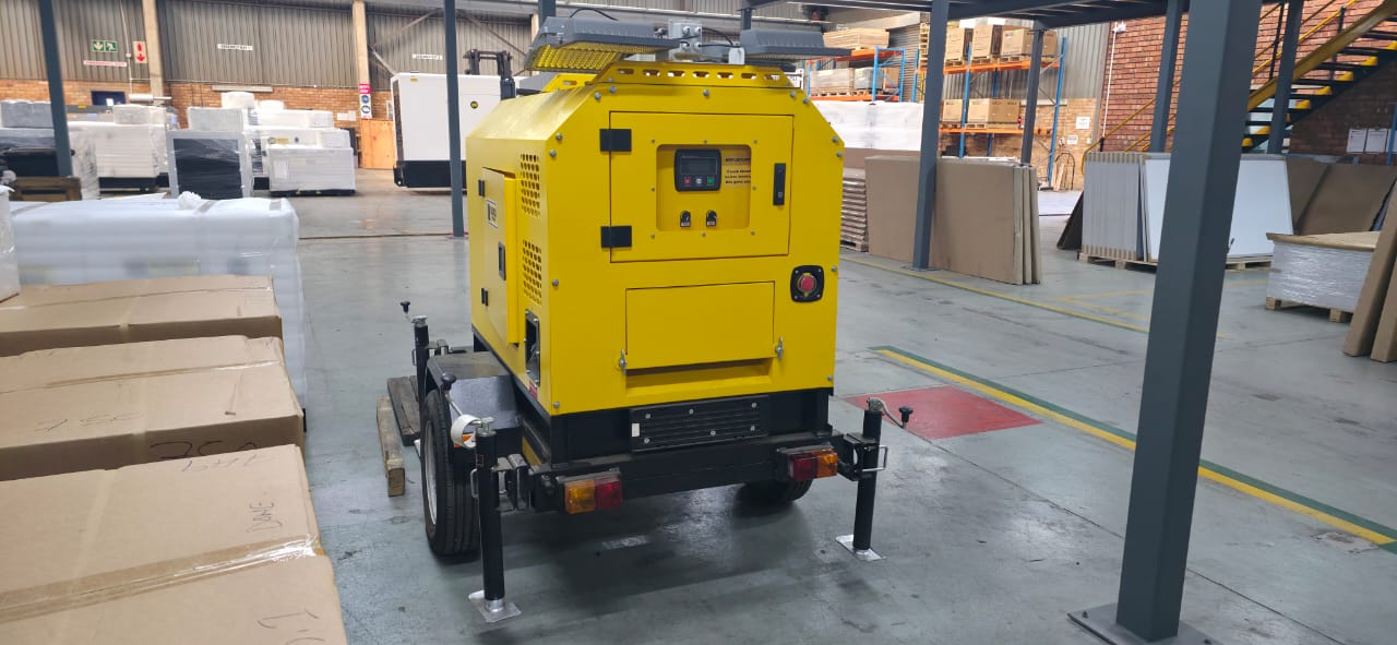 7kVA Yanmar Diesel Mobile Lighting Tower